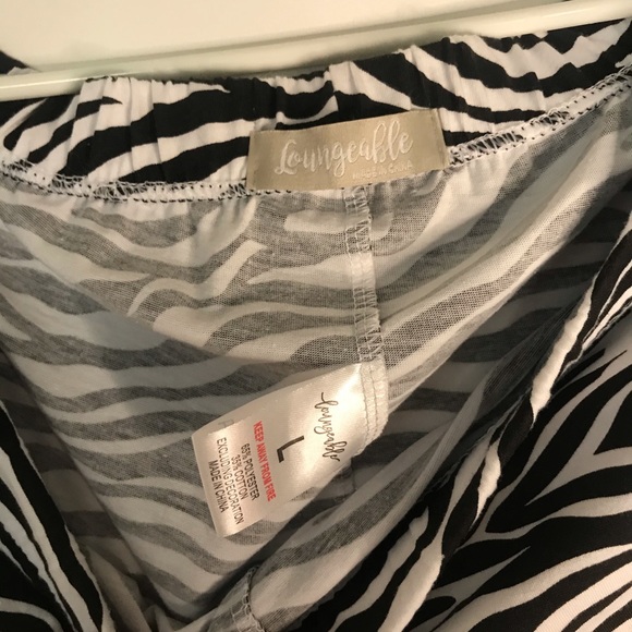 ASOS Zebra Cotton Pajama Set - Picture 5 of 5